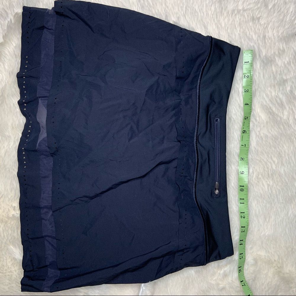 Sz Small Athleta Dark Blue Skort Skirt Shorts - Picture 3 of 6